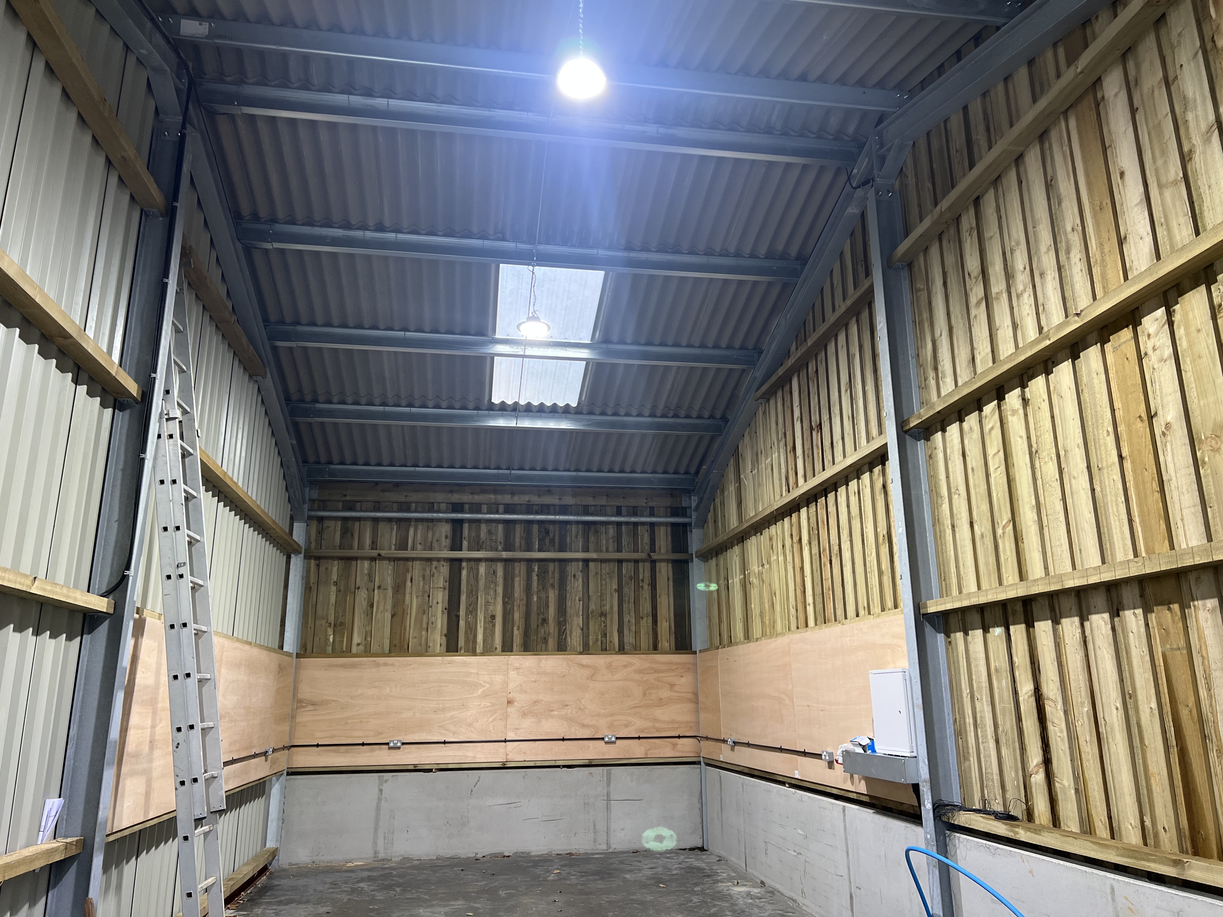 Agricultural barn electrical installation by Usherwood Mechanical & Electrical